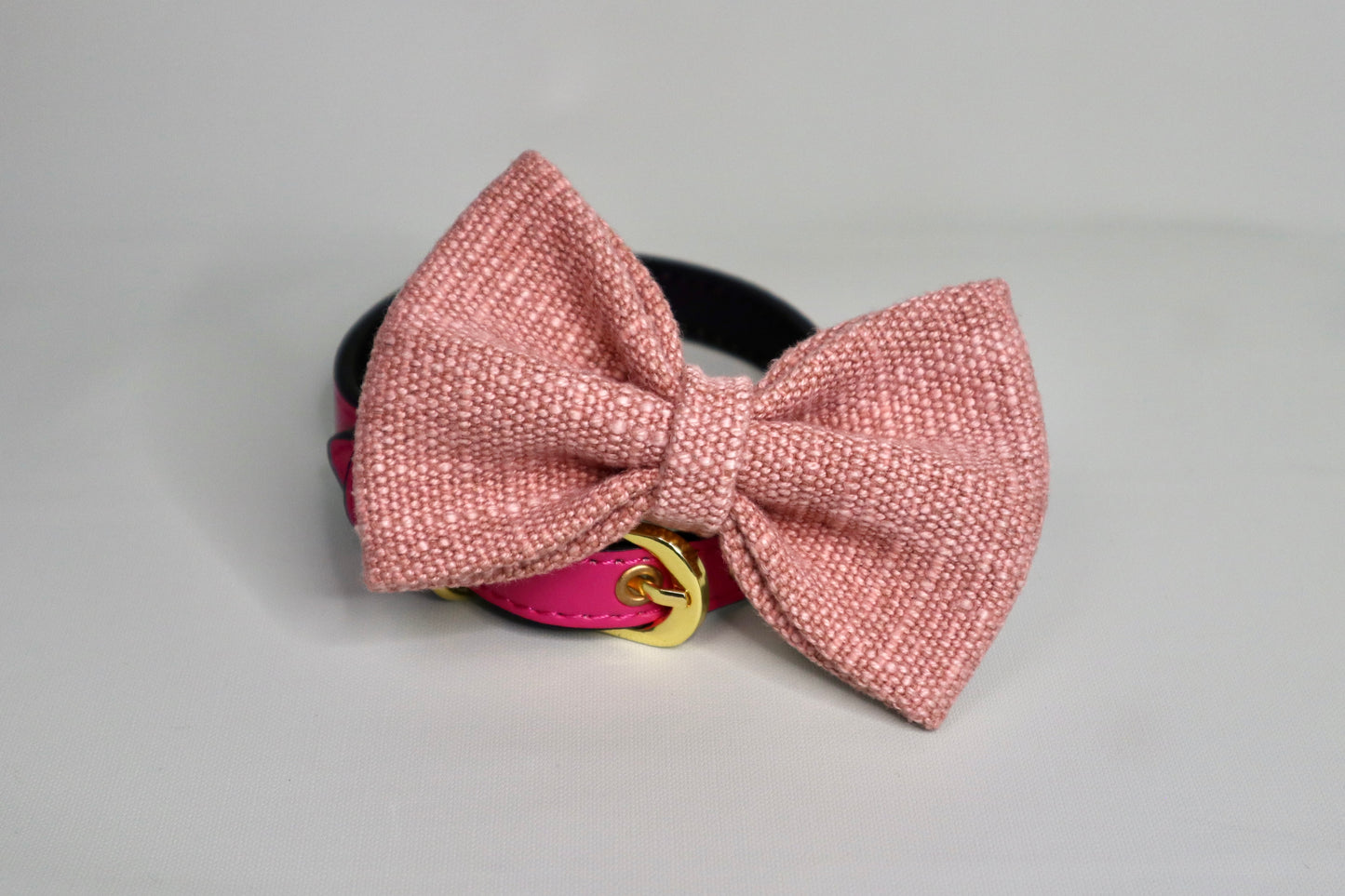 Baby Pink Dog Bow Tie