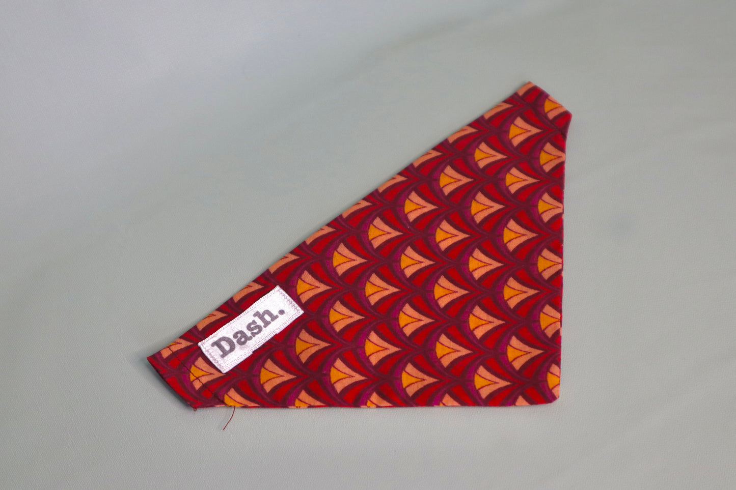 Geometric Pattern Dog Bandana - Pick your collar colour!