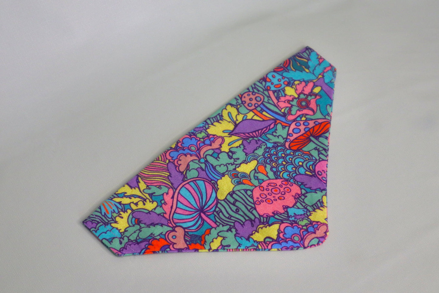 Mushroom Dog Bandana - Pick your collar colour!