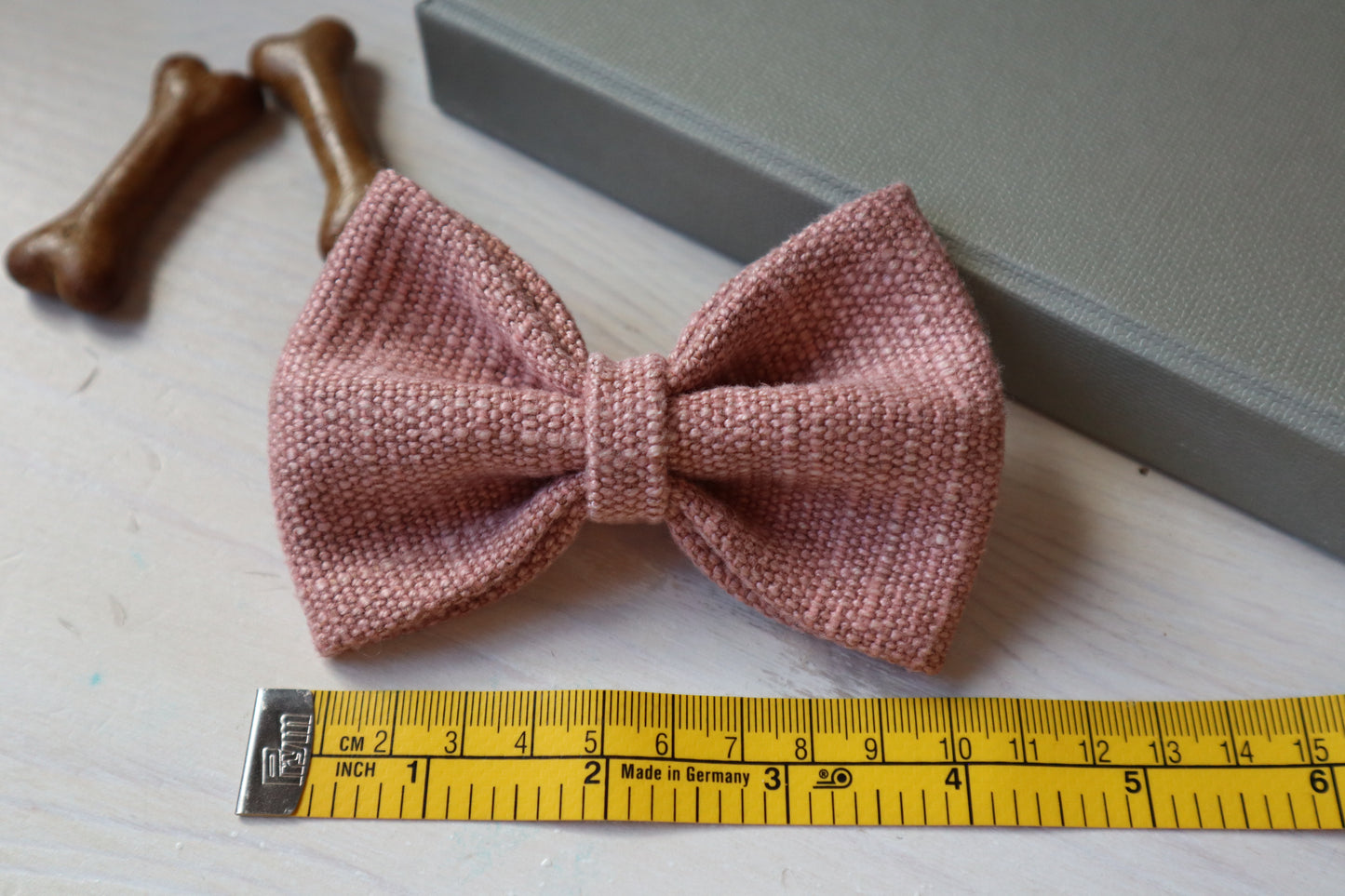 Baby Pink Dog Bow Tie